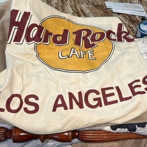 Hard Rock Los Angeles bath sheet or beach towel unused perfect condition